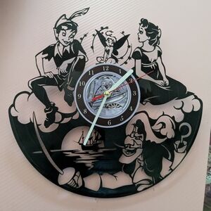 Peter Pan record clock